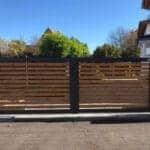 Portail autoportant cadre assemblage mécanique